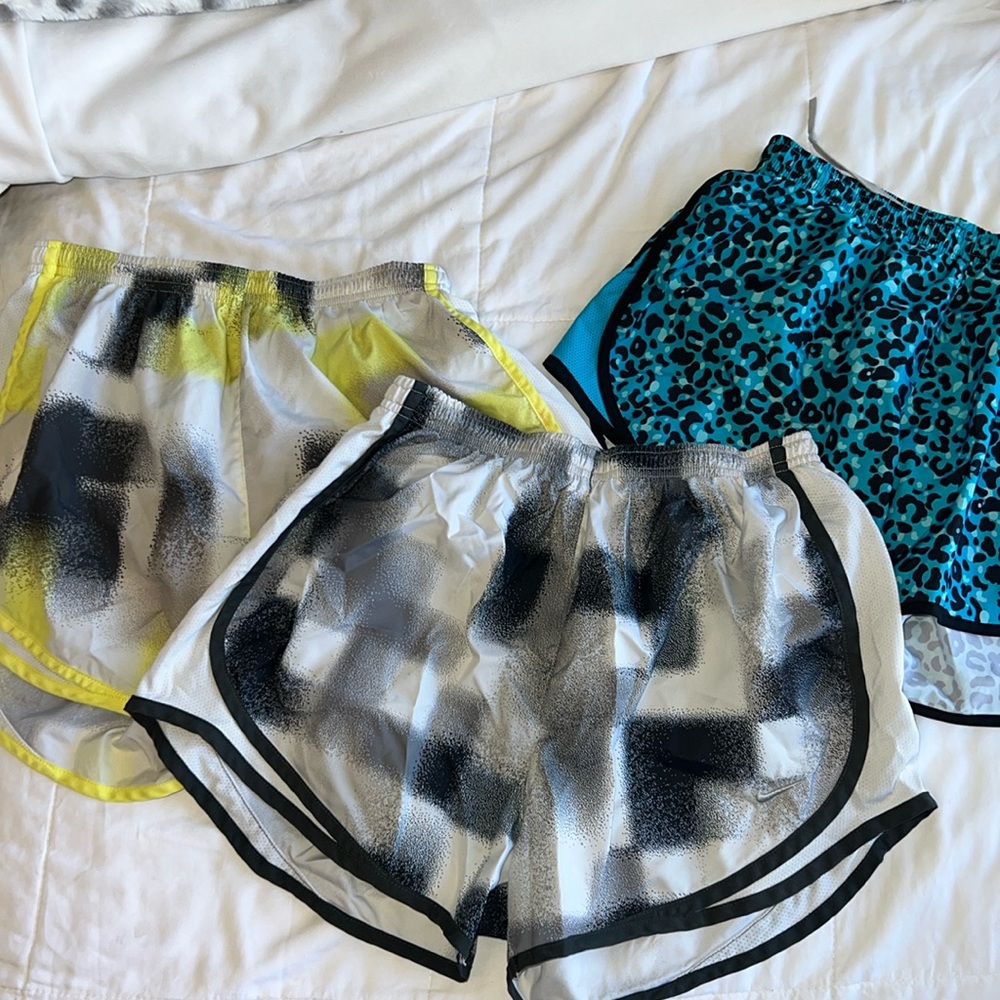Women’s Nike running shorts size small. Lot of 3